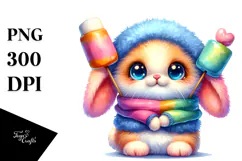 Goofy Baby Bunny PNG Product Image 1