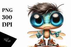 Expressive Confused Funny Haircut Caricature-like Product Image 3