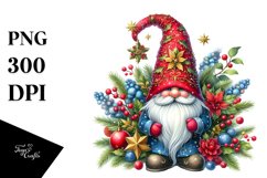Detailed Vibrant Christmas Gnome PNG Product Image 3
