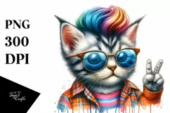 revolted baby cat, High-Resolution PNG Product Image 1