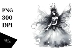 Washed Gothic Fairy, Transparent PNG Product Image 1