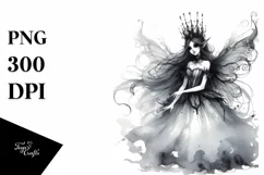 Washed Gothic Fairy, Transparent PNG Product Image 1