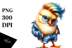 Cute Baby Chicken Dancing PNG Product Image 1