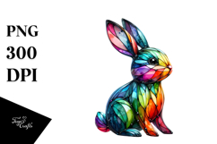 Colorful Bunny Made of PNG Product Image 1