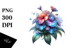 Impatiens Watercolor Splash with Gold Foil Product Image 3