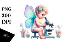 Colorful Baby Fairy with Microscope Product Image 3