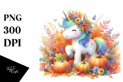Colorful Pastel Unicorn Swing, PNG Product Image 1