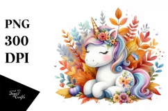 Colorful Pastel Unicorn Swing, PNG Product Image 1