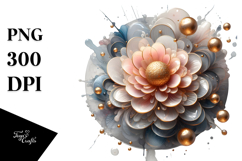 Abstract y Chrysanthemum PNG Product Image 1