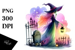 Witch Halloween Sublimation Clipart Product Image 3