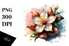 Abstract Wooden Stained Jasmine | Clipart Product Image 3