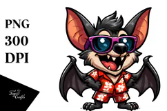 Excited Monster with Tongue Out, PNG Product Image 1