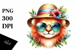 Colorful Cute Baby Lion Clipart Product Image 3
