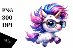 agressive baby unicorn, Transparent PNG Product Image 3