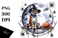 Tiger in Halloween Costume, Premium PNG Product Image 1