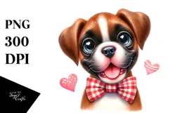 Baby Boxer with Big Eyes PNG Product Image 1