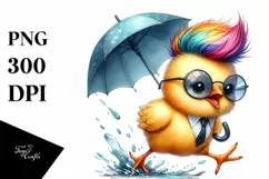 excited baby chicken, High-Quality PNG Product Image 3