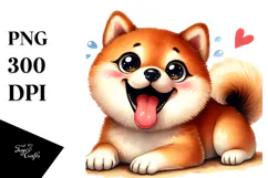 Cute Shiba Inu, PNG Product Image 1