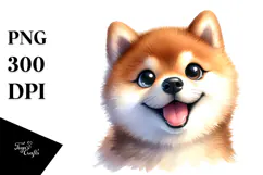 Happy Shiba Inu PNG Product Image 1