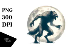 Vintage Haloween Image with Werewolf, 20 oz Tumbler Product Image 1