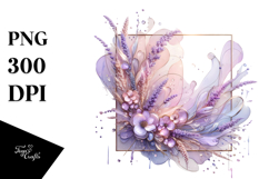 Abstract Pastel Shiny Lavender, PNG Product Image 1