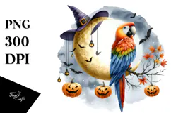 Parrot for Halloween, High-Res PNG Product Image 1