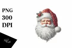 Simple Santa Portrait, Transparent PNG Product Image 3