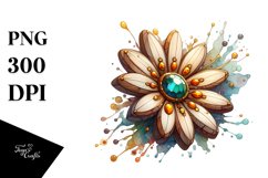 Like Material Daisy | Small Wooden Clipart Product Image 3