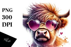 Detailed Highland Calf Sunglasses PNG Product Image 1