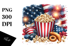 Vintage Oilish Popcorn, PNG Product Image 1