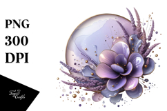 Abstract Lavender Material PNG Product Image 1