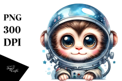 Energetic Baby Monkey PNG Product Image 1