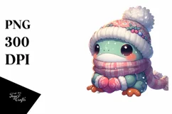 Cute Baby Snail on Sleight PNG Product Image 3