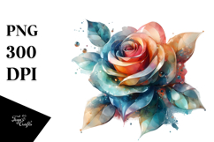 Abstract Glossy Rose Splash Product Image 1