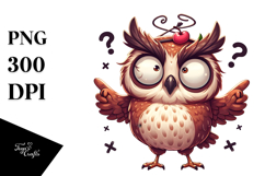 Dramatic Sass Owl PNG Product Image 1