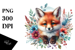 Baby Fox PNG Product Image 1