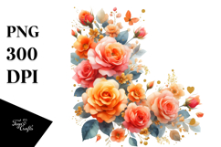 Vibrant Orange Roses JPEG Product Image 1