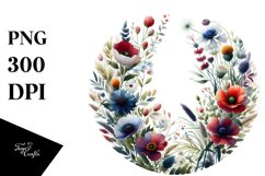 Vibrant Oval Frame Sticker | Sublimation | Clipart Product Image 3