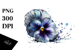Pansy with Metallic PNG Product Image 1