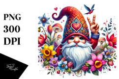 Detailed Valentines Gnome Victory PNG Product Image 1