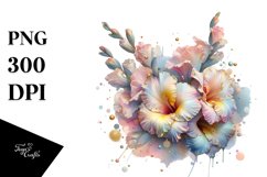 Shiny Gladiolus Material | Clipart Product Image 1