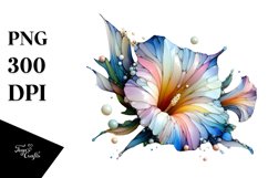 Glossy Morning Glory Material | Clipart Product Image 3