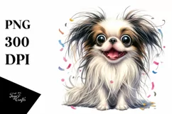 Crazy Looking Japanese Chin | Sublimation | Clipart Product Image 1