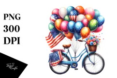 Vintage Vibrant Bicycle with Balloons, 20 oz Tumbler Product Image 1