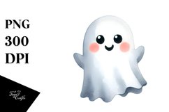 Simple Funny Ghost | Halloween Clipart Product Image 3