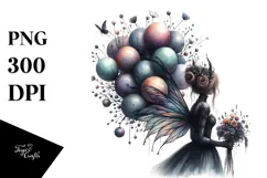 Gothic Fairy with Balloons, 20 oz Tumbler Product Image 1