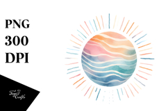 Colorful Simple Sun | Clipart Product Image 1