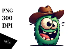 Goofy Monster with Mischievous Grin, Cartoon Art Product Image 1