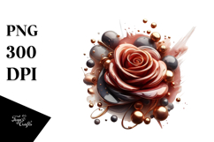 Abstract y Rose PNG Product Image 1