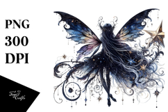 Gothic Fairy on Star PNG Product Image 1